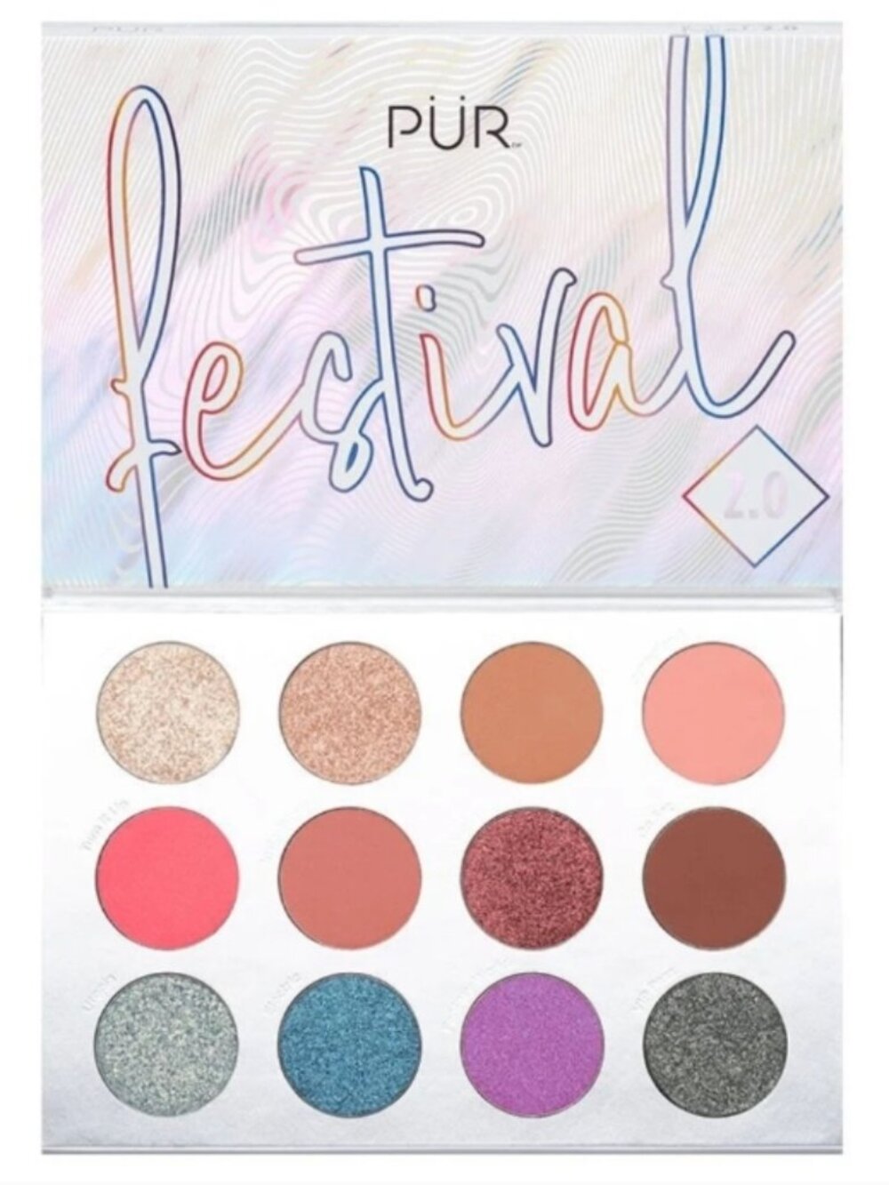 PÜR Festival 2.0 Eyeshadow Palette - 12 shades - NEVER USED/SWATCHED